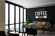 Cafe or Restaurant Wall Mockup, a Product Mockup by Ayy (Thumbnail 2 of 15)