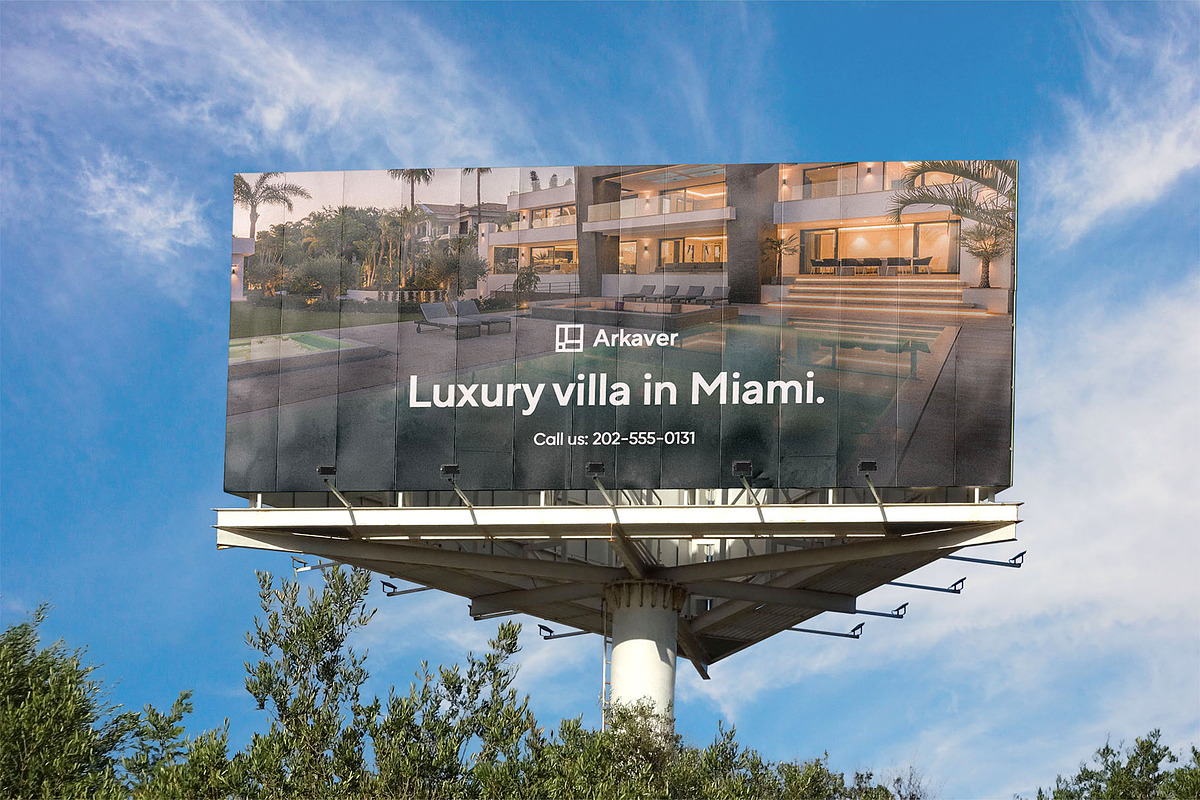 Billboard Poster Street Mockup, an Advertising Mockup by Asylab (Photo 4 of 5)