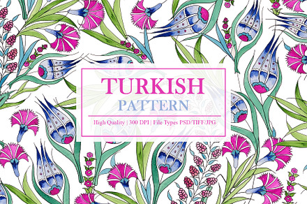 Turkish Pattern & Motifs, a Pattern Graphic by GND ART STUDIO