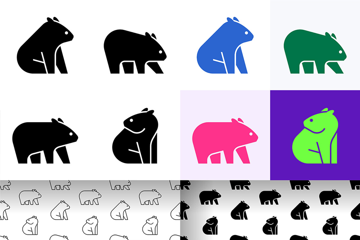 Wombat Logo, a Graphic by NataliiaVolyk (Photo 1 of 6)