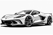 Luxury Car Clipart Vector Pack, an Illustration by BIPLOB EXPERT (Thumbnail 2 of 9)