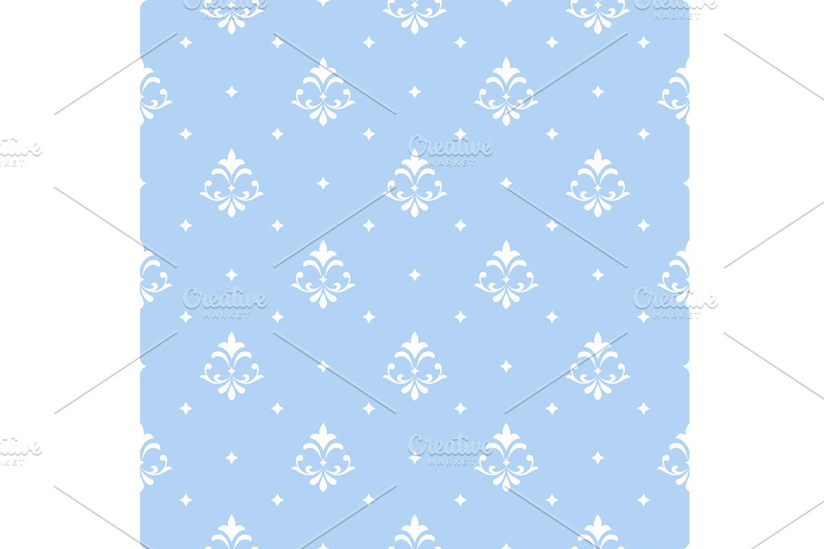 Flower geometric pattern. Seamless, a Decorative Illustration by RODINA (Photo 1 of 3)