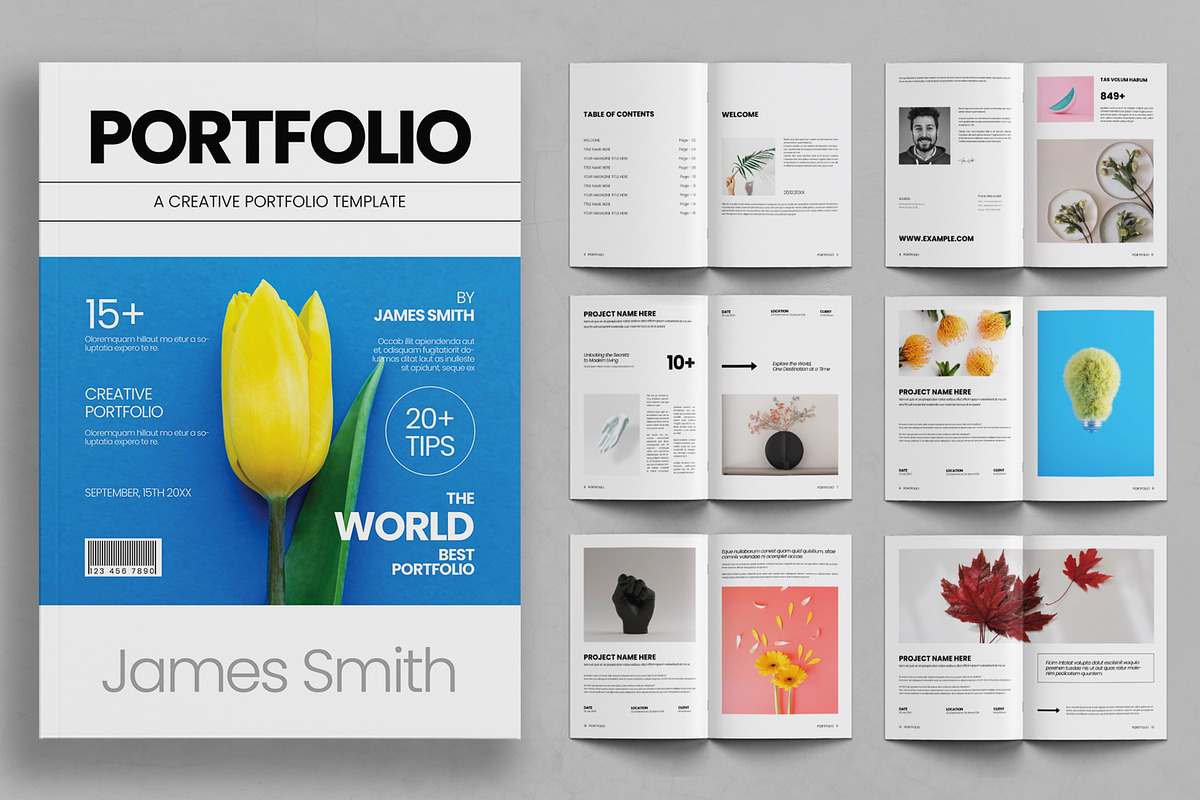 Minimalist Portfolio Layout