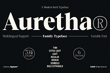 GC Auretha – Modern Luxury Serif
