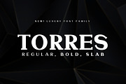 Torres Font Family, a Serif Font by AndrewPixel (Thumbnail 1 of 8)