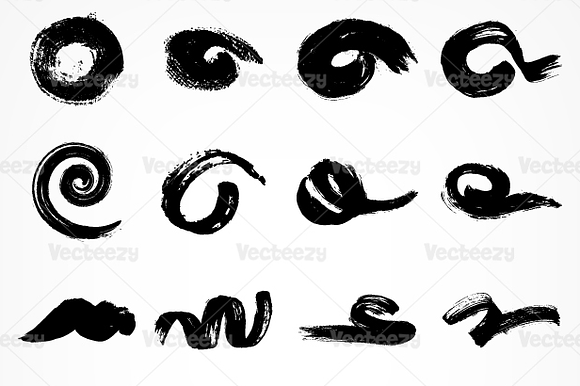Paint Stroke Vector Pack