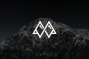 Minimalist Modern Mountain Logo, a Branding & Logo Template by Luxury Logos (Thumbnail 2 of 4)