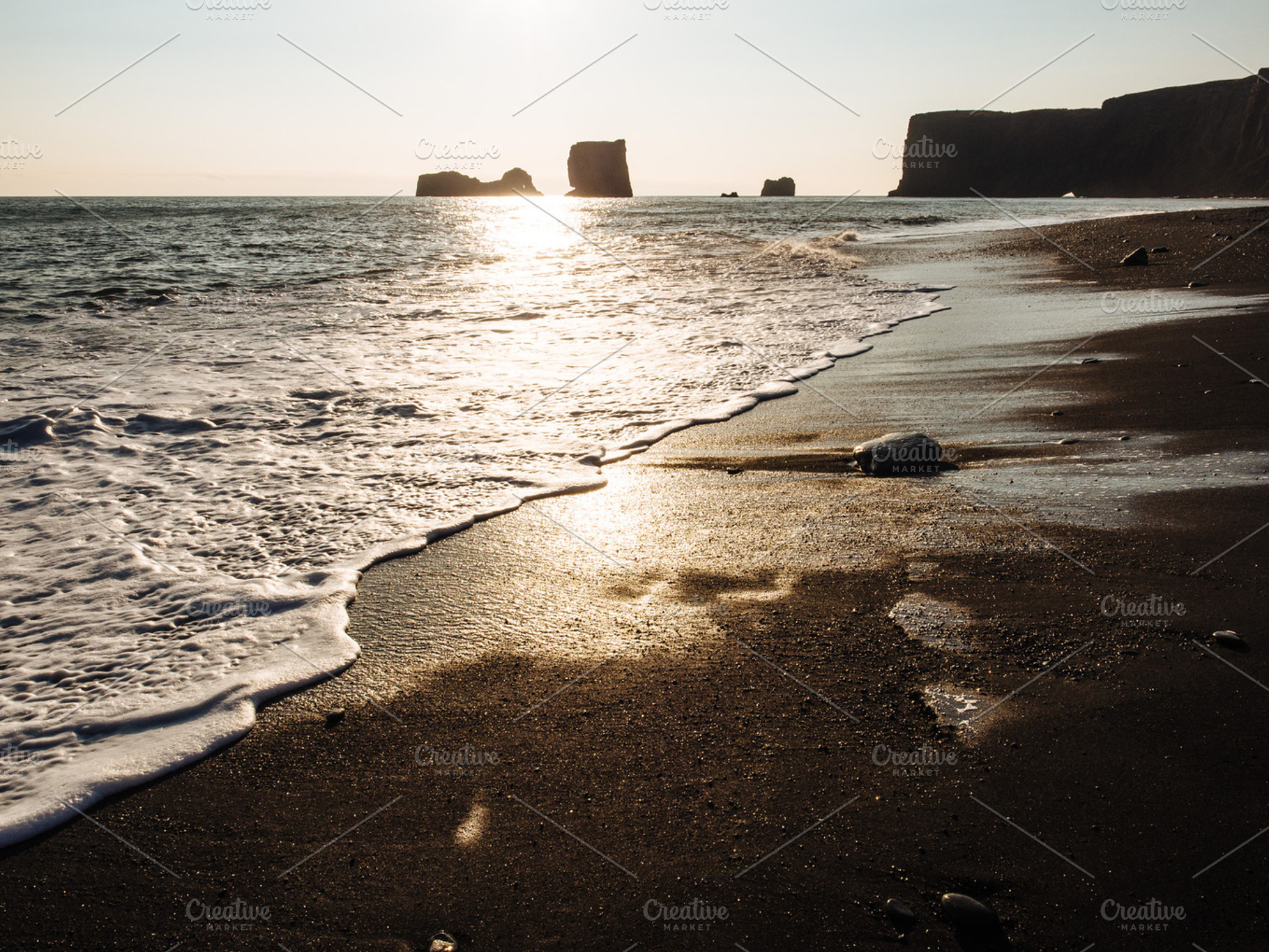 Black Sand Beach, a Photo by ugmonk