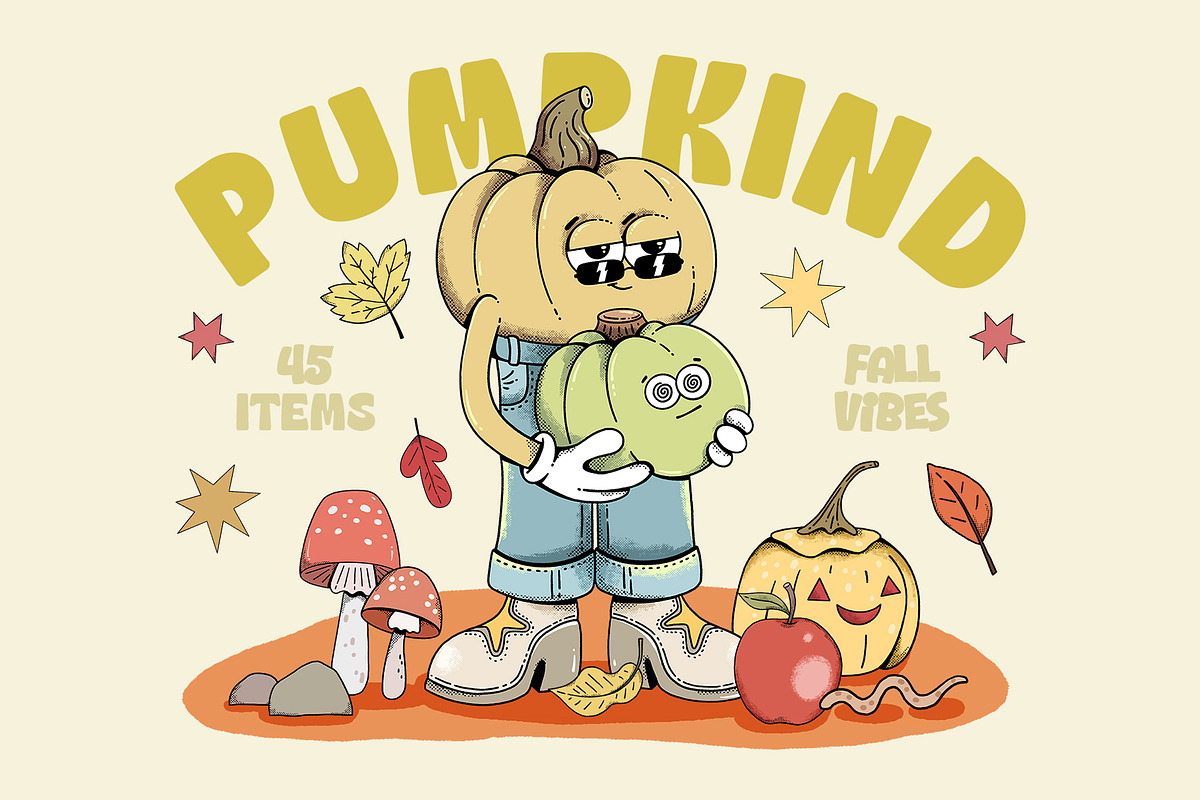 Season Of Pumpkins, an Illustration by Alina Sh (Photo 1 of 9)