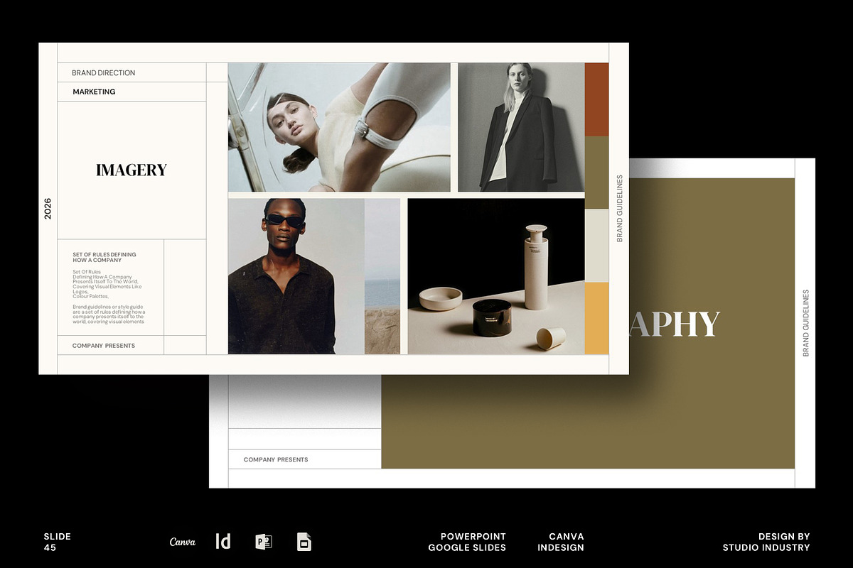 Brand Guidelines Template, a Presentation Template by Studio Industry (Photo 5 of 10)