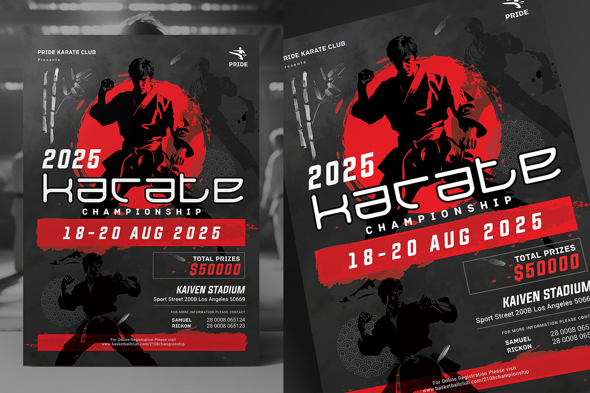 Karate Flyer, a Flyer Template by Aarley Kaiven