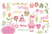Sweet bunny (It's my birthday), an Illustration by patriziamoscone (Thumbnail 2 of 8)