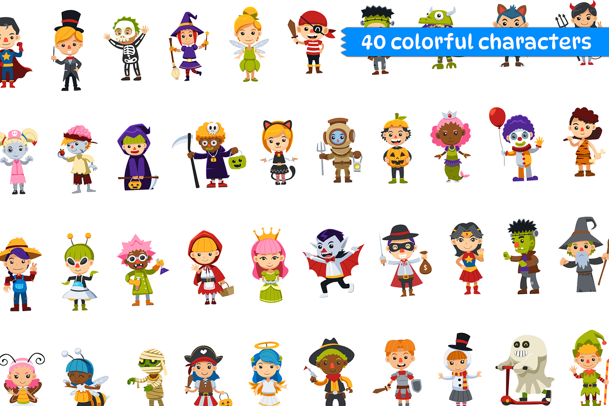 Cute Cartoon Halloween Character, a Person Illustration by arsansp (Photo 2 of 4)