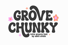 Grove Chunky - Retro Groovy Font