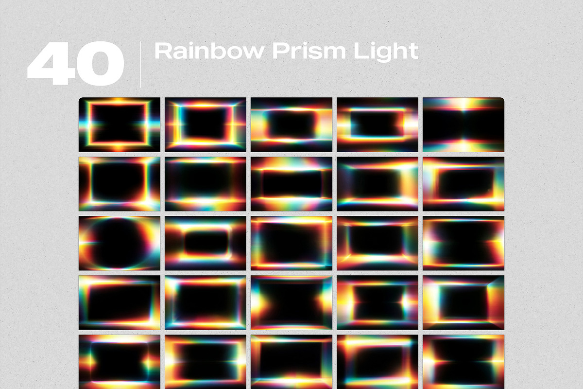 Rainbow Prism Light Overlays, a Texture Graphic by PhotoSpirit (Photo 8 of 8)