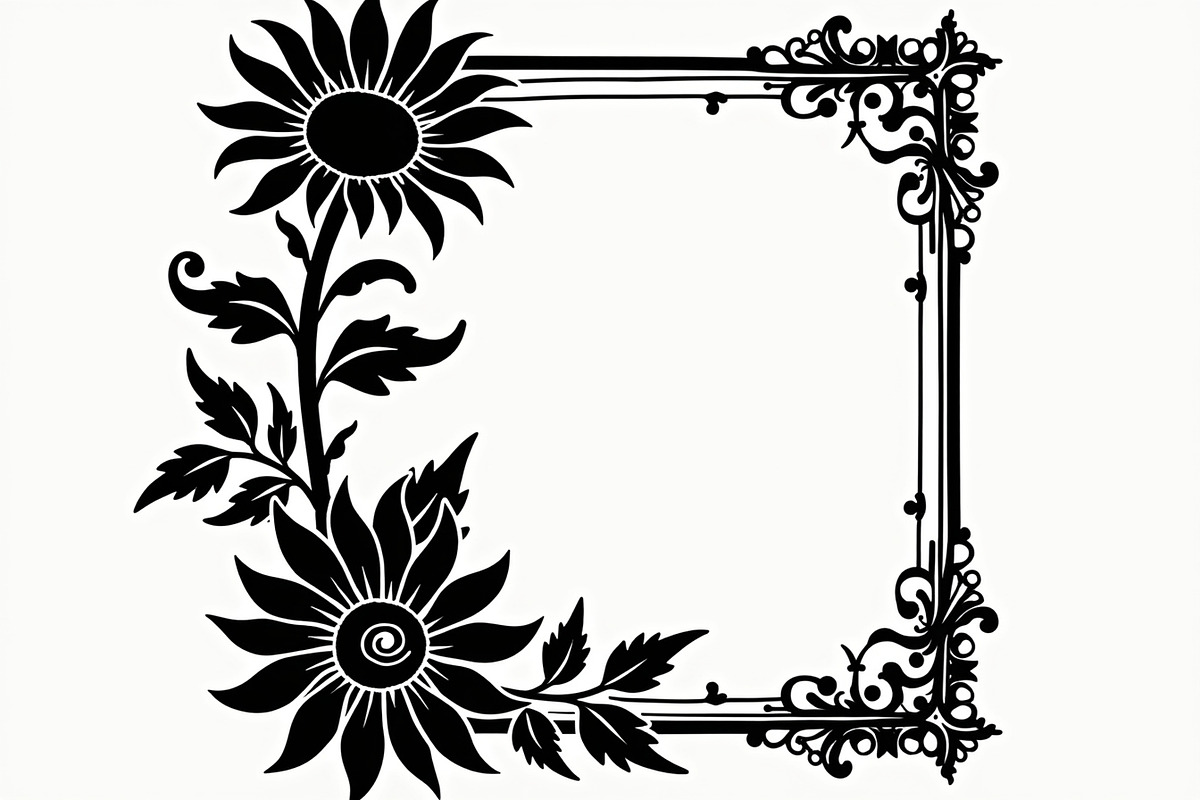 8 Lotus Floral Frame Bundle, an Illustration by Designs_River (Photo 5 of 9)