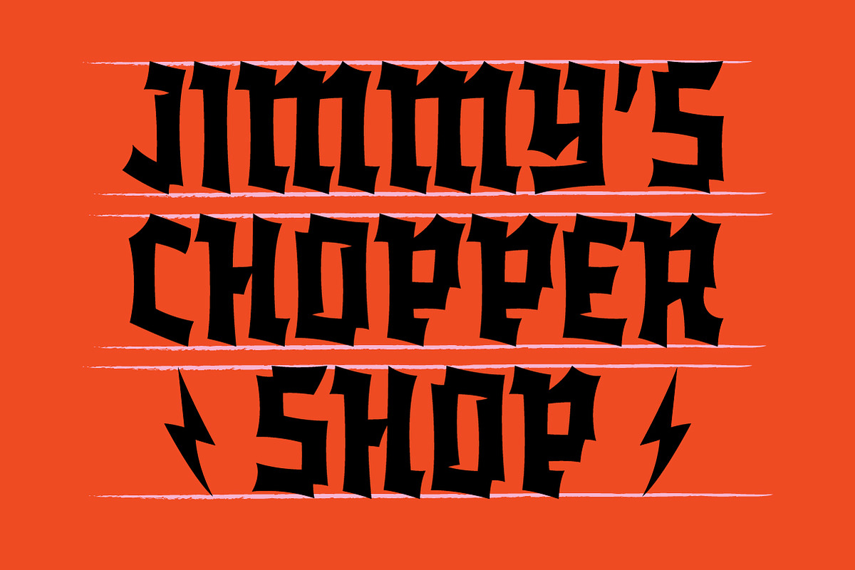 Grave Digger, a Blackletter Font by Price Foundry (Photo 11 of 23)