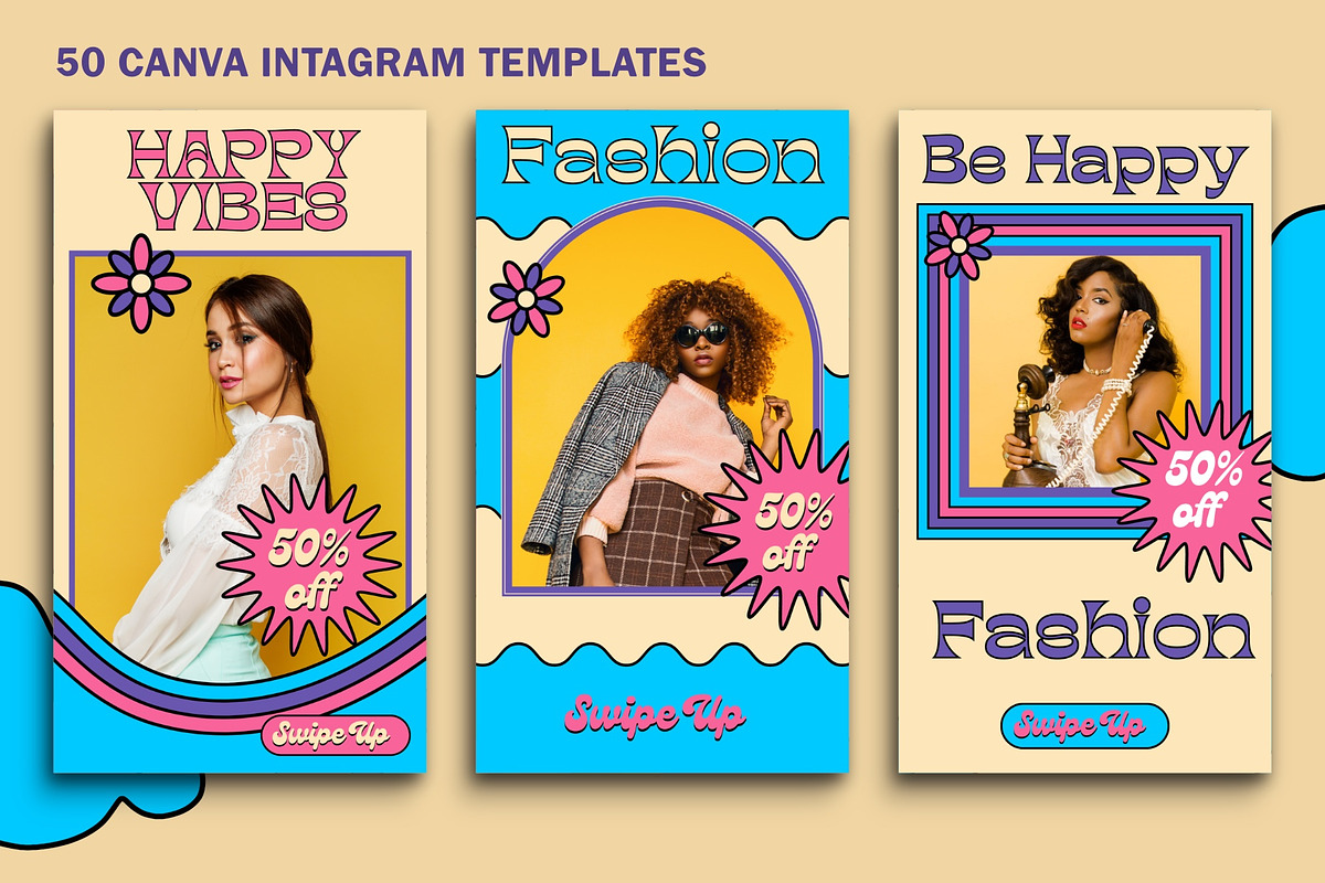 Canva Instagram Fashion Templates, a Social Media Template by Vectorheroes (Photo 8 of 11)