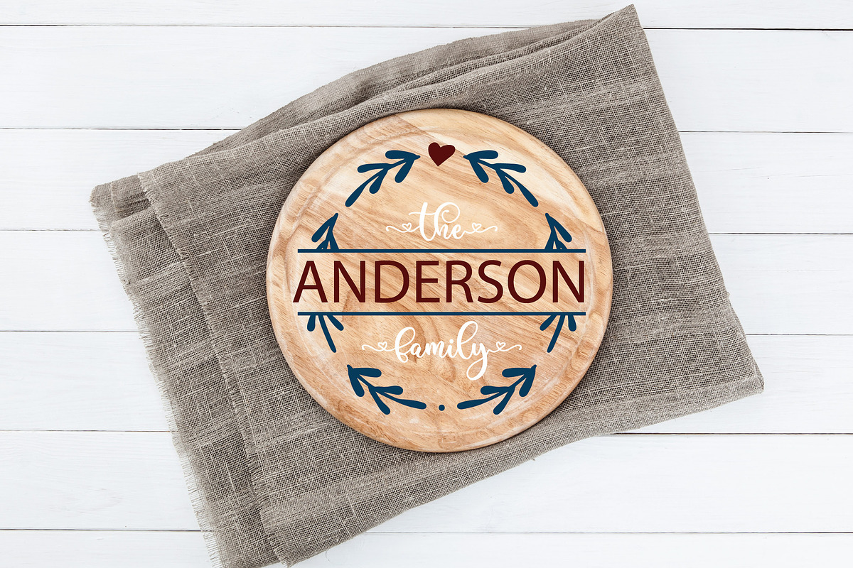 Family Monogram Bundle, an Illustration by OldMarket Designs (Photo 10 of 11)