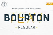 60% OFF Bourton Text Regular Font