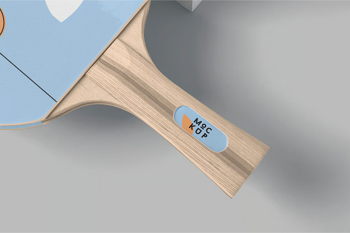 Table Tennis Racket Mockups, a Product Mockup by megostudi0 (Photo 5 of 6)