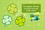 40 Clover Procreate Stamps Brushes, an Object Illustration by InkPrintsTattoo (Thumbnail 4 of 4)