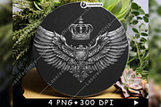 Eagle Wings Royal Crown Nobility, a Background Graphic by LaseredNinja (Thumbnail 2 of 7)