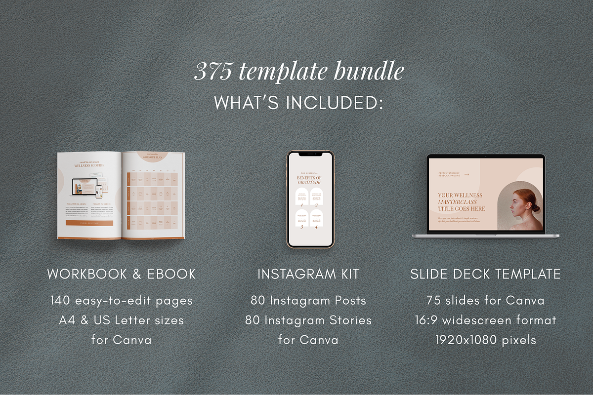 Wellness Coach Resource Canva Bundle, a Design Template by Studio Soluna (Photo 2 of 45)