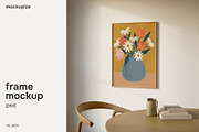 5x7 Dinner Table Frame Mockup, a Household Mockup by mockupize (Thumbnail 1 of 7)
