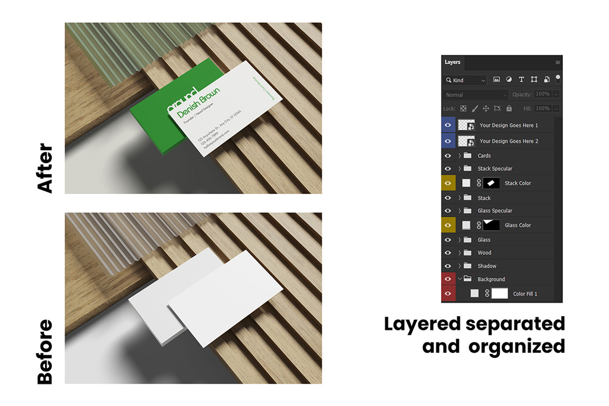 Minimalist Business Card Mockup, an Advertising Mockup by My Code Std (Photo 5 of 6)