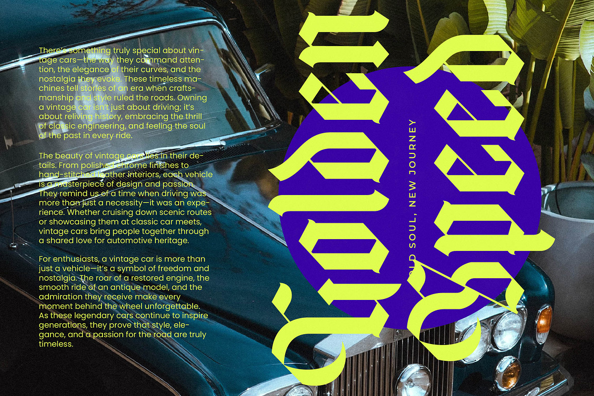 Midnights Kings Blackletter Serif, a Blackletter Font by timelesstype.co (Photo 9 of 20)
