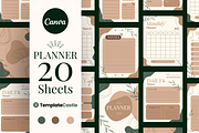Elegance Fully Planner Template, a Design Template by TemplateCastleStore (Thumbnail 1 of 10)