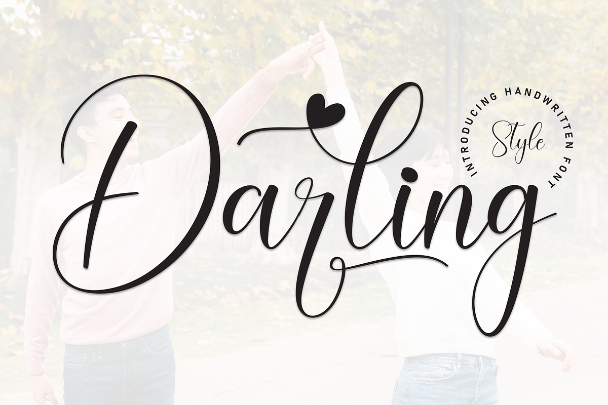 Darling | Script Font, a Handwritten Font by Scratchones (Photo 1 of 9)