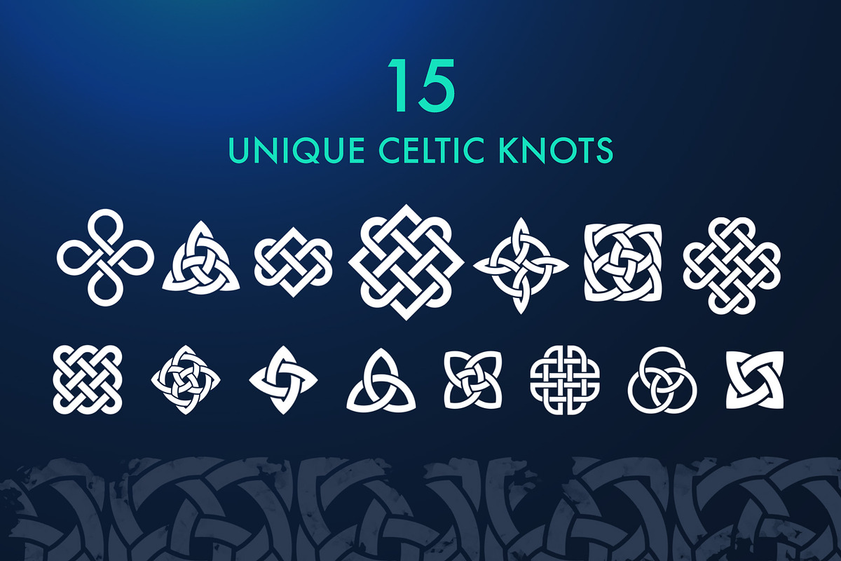 Celtic Knots Brush Set, a Brush Add-On by Zsolt Kosa Art (Photo 2 of 8)