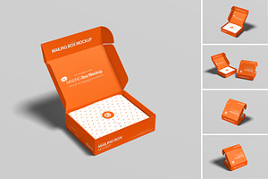 Mailing Box Packaging Mockup