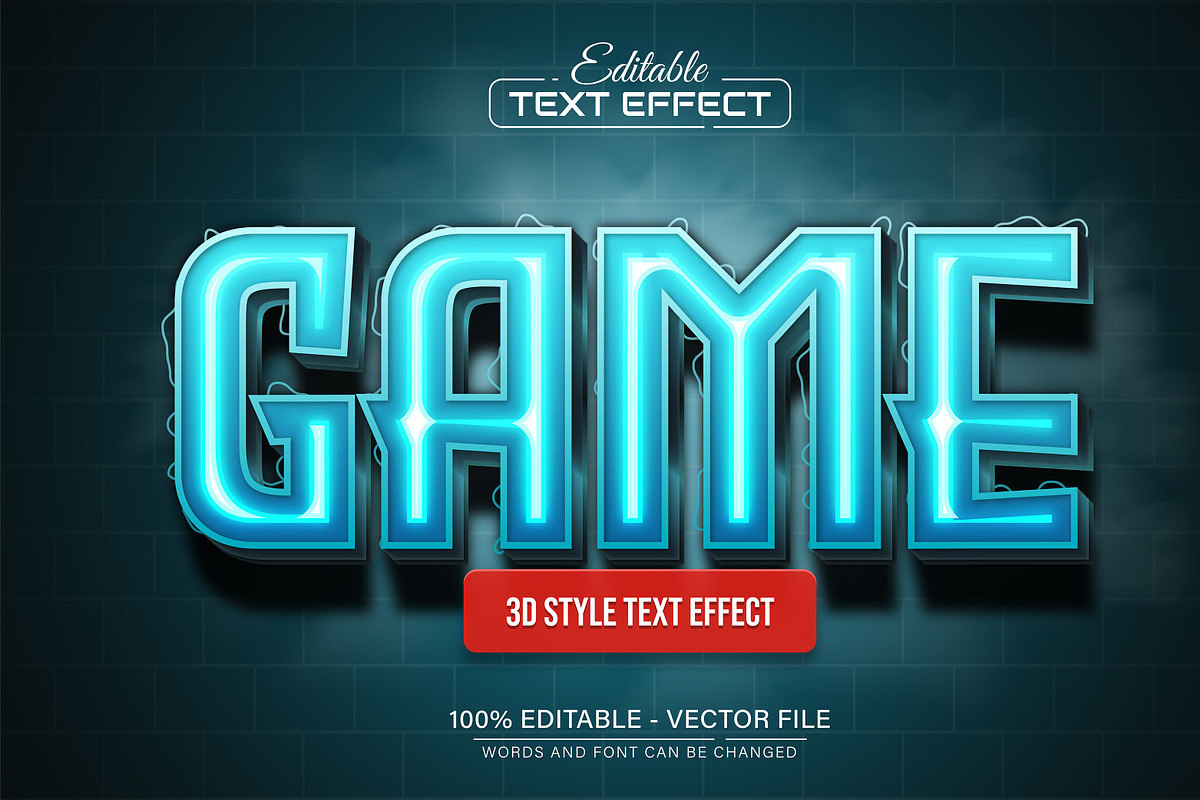 3D Text Effects Collection Vol 30, a Graphic by Aglonemadesign (Photo 5 of 9)
