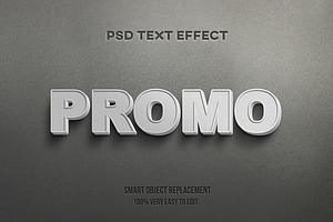 Promo 3D Text Effect Psd