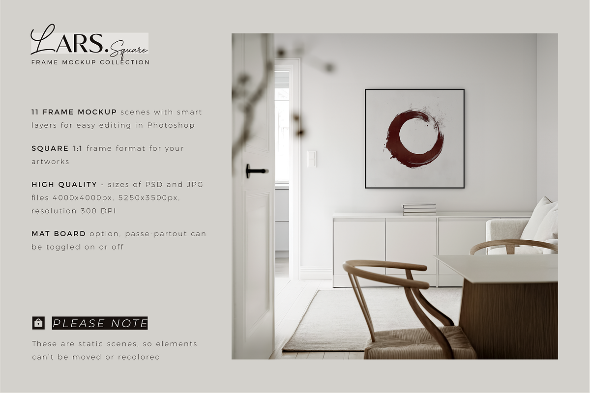 LARS Square | Frame Mockup Set, a Product Mockup by Acierto Studio (Photo 2 of 9)