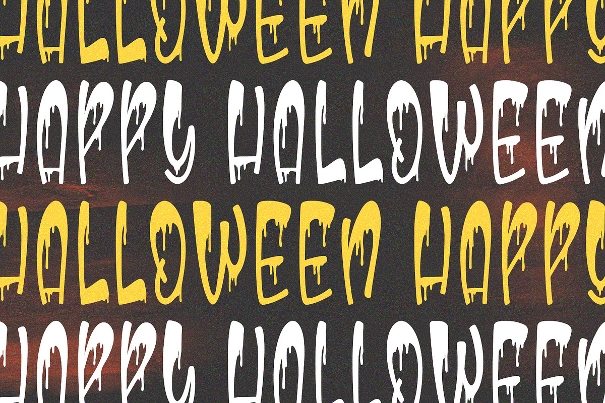 Ludiezt Dripping Display Font, a Handwritten Font by Maulana Creative (Photo 5 of 7)