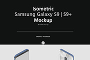 Samsung Galaxy S9 | S9+ Mock-up, an Android Mockup by IsometricWorld (Thumbnail 5 of 6)