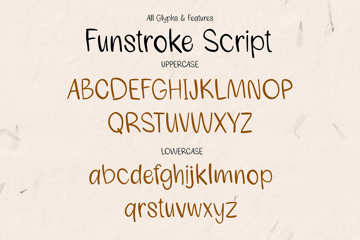 Funstroke, a Handwritten Font by BBtypeStudios (Photo 8 of 13)