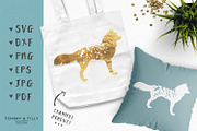 Wolf Silhouette - SVG & Clipart, an Object Graphic by Tommy & Tilly Design (Thumbnail 3 of 4)