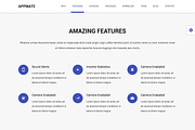 Material Design App Landing Template, a Bootstrap Template by Codetic (Thumbnail 4 of 13)