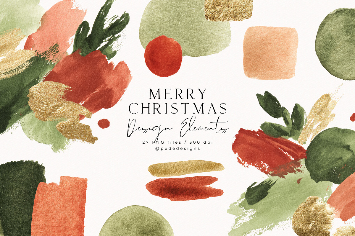 Merry Christmas Collection, a Seasonal Illustration by PeDe Designs (Photo 9 of 31)