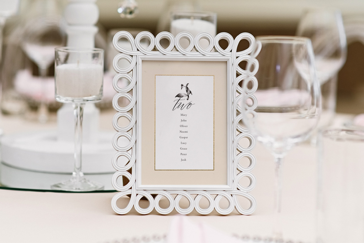 Nude Style Wedding Seating Plan Set, a Print Template by McLittle Stock (Photo 3 of 6)