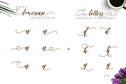 Daniesha - Romantic Font Script, a Script Font by Masanis (Thumbnail 2 of 11)