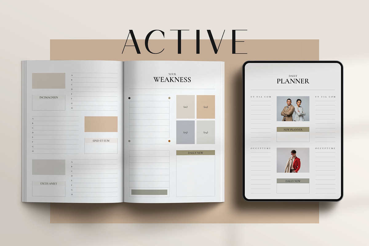 Work Book Brochure Template, a Brochure Template by PrintIdea (Photo 5 of 5)