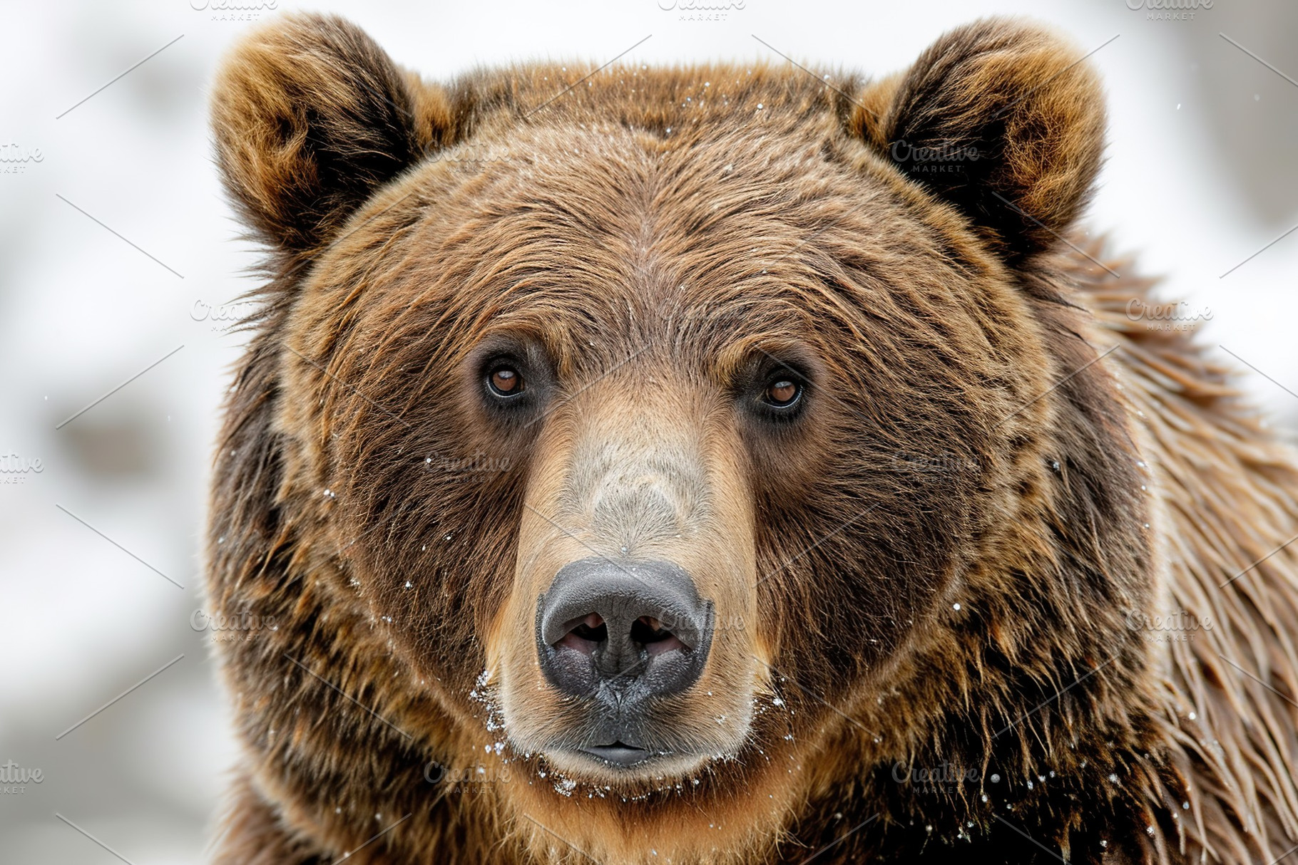 Portrait of big brown bear, an Animal Photo by AlyaAnd