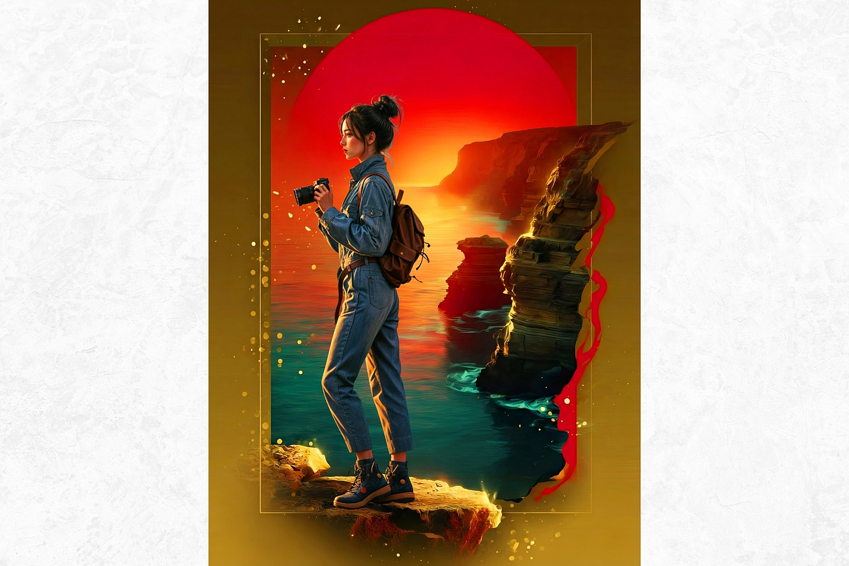 Golden Hour Travelers characters, a Decorative Illustration by ThatsDesignArt (Photo 11 of 19)