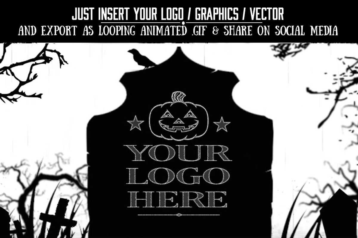 Halloween .gif Generator 4 PhotoShop, a Templates & Theme by the little wonder shop (Photo 3 of 6)
